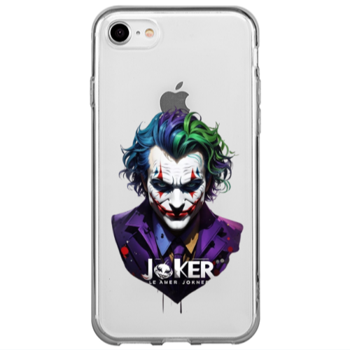 Apple iPhone 7 Le amer Joker Transparent Silicone TPU Θήκη