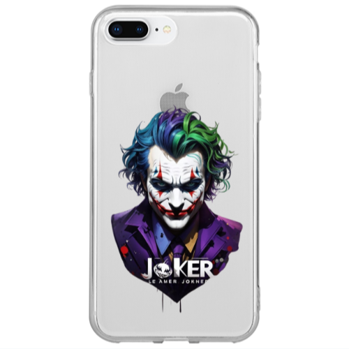 Apple iPhone 7 Plus Le amer Joker Transparent Silicone TPU Θήκη