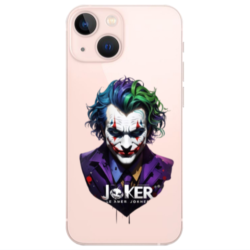 Apple iPhone 13 Mini Le amer Joker Transparent Silicone TPU Θήκη
