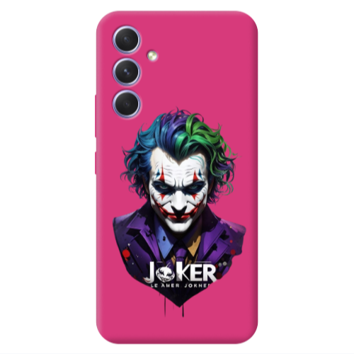 Samsung A54 Le amer Joker Fuchsia Colored Silicone TPU Θήκη