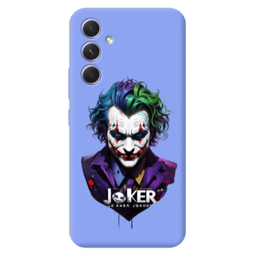 Samsung A54 Le amer Joker Light Purple Colored Silicone TPU Θήκη