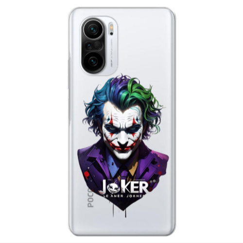 Xiaomi Poco F3 Le amer Joker Transparent Silicone TPU Θήκη