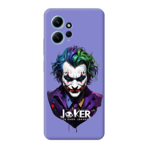 Xiaomi Redmi Note 12 4G Le amer Joker Purple Colored Silicone TPU Θήκη