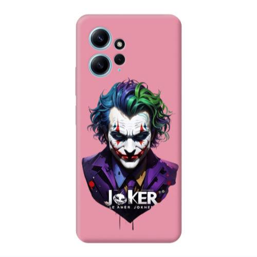 Xiaomi Redmi Note 12 4G Le amer Joker Pink Colored Silicone TPU Θήκη
