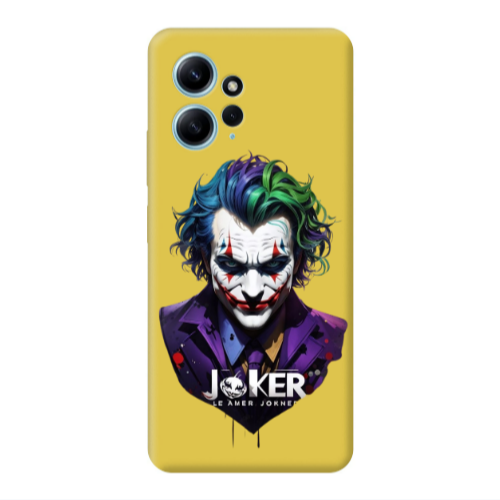 Xiaomi Redmi Note 12 4G Le amer Joker Yellow Colored Silicone TPU Θήκη