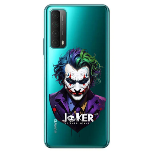 Huawei P Smart 2021 Le amer Joker Transparent Silicone TPU Θήκη