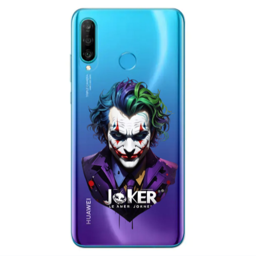 Huawei P30 Lite Le amer Joker Transparent Silicone TPU Θήκη