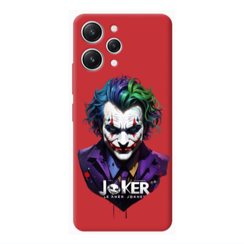Xiaomi Redmi 12 Le amer Joker Red Colored Silicone TPU Θήκη