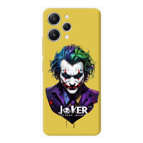 Xiaomi Redmi 12 Le amer Joker Yellow Colored Silicone TPU Θήκη