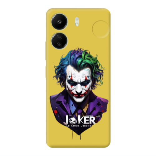 Xiaomi Redmi 13C Le amer Joker Yellow Colored Silicone TPU Θήκη