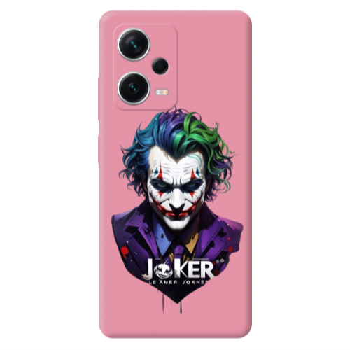 Xiaomi Poco X5 Le amer Joker Pink Colored Silicone TPU Θήκη