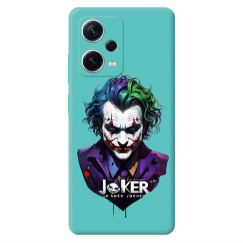 Xiaomi Poco X5 Le amer Joker Turquoise Colored Silicone TPU Θήκη