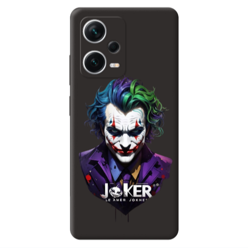 Xiaomi Poco X5 Le amer Joker Black Colored Silicone TPU Θήκη