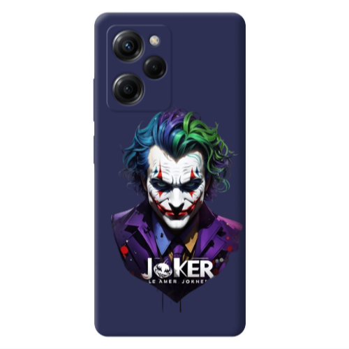 Xiaomi Poco X5 Pro Le amer Joker Dark blue Colored Silicone TPU Θήκη