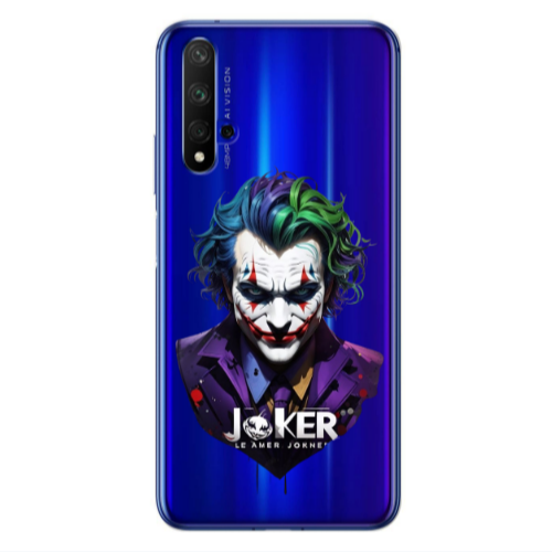 Huawei Nova 5 T Le amer Joker Transparent Silicone TPU Θήκη