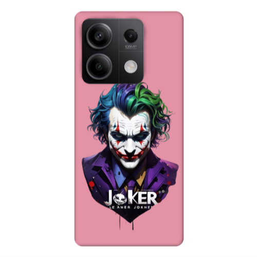 Xiaomi Redmi Note 13 5G Le amer Joker Pink Colored Silicone TPU Θήκη