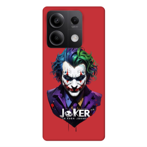 Xiaomi Redmi Note 13 5G Le amer Joker Red Colored Silicone TPU Θήκη