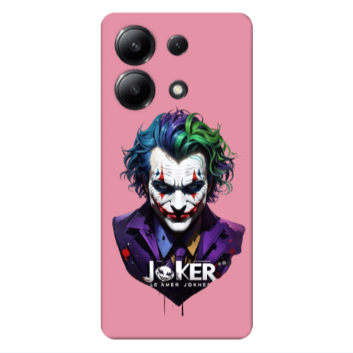 Xiaomi Redmi Note 13 4G Le amer Joker Pink Colored Silicone TPU Θήκη