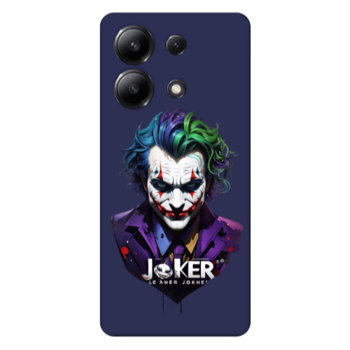 Xiaomi Redmi Note 13 4G Le amer Joker Dark blue Colored Silicone TPU Θήκη