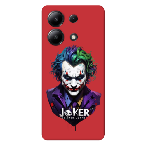 Xiaomi Redmi Note 13 4G Le amer Joker Red Colored Silicone TPU Θήκη