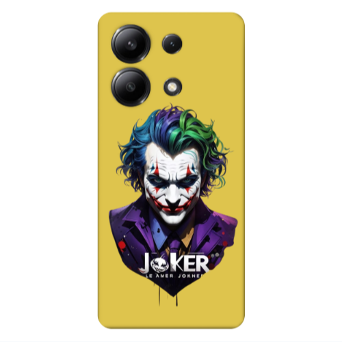 Xiaomi Redmi Note 13 4G Le amer Joker Yellow Colored Silicone TPU Θήκη