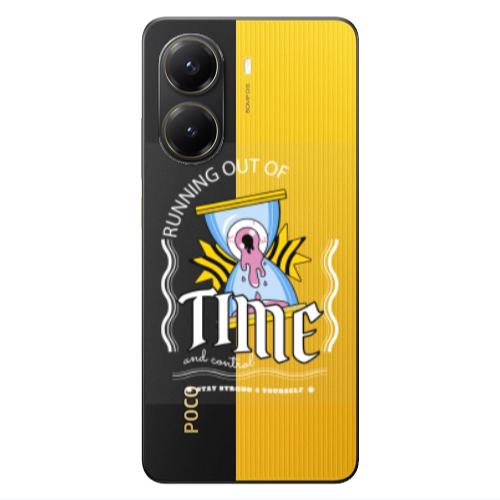 Xiaomi Poco X7 Pro Running out of time Transparent Silicone TPU Θήκη