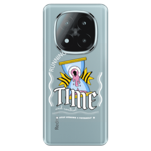 Xiaomi Redmi Note 14 Pro + 5g Running out of time Transparent Silicone TPU Θήκη