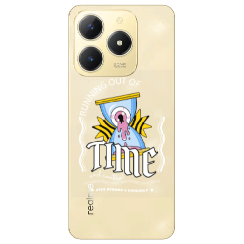 Realme C61 Running out of time Transparent Silicone TPU Θήκη