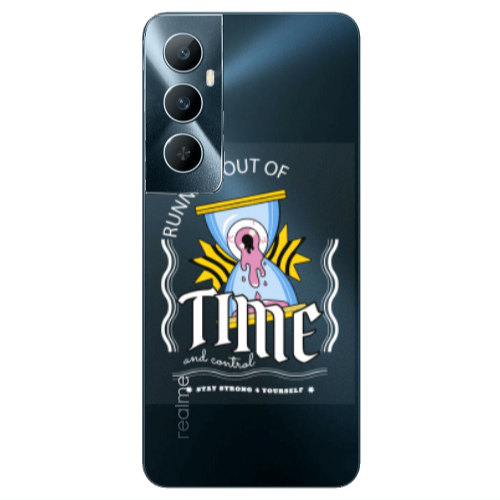 Realme C65 Running out of time Transparent Silicone TPU Θήκη