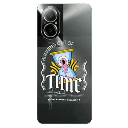 Realme C67 Running out of time Transparent Silicone TPU Θήκη