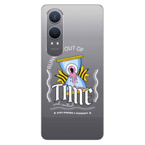 Oneplus Nord Ce 4 lite Running out of time Transparent Silicone TPU Θήκη