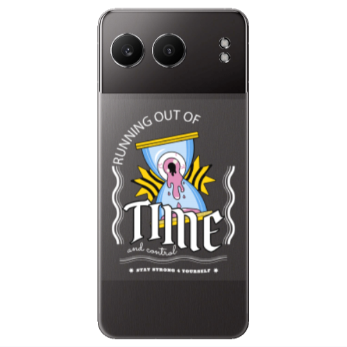 Oneplus Nord 4 Running out of time Transparent Silicone TPU Θήκη