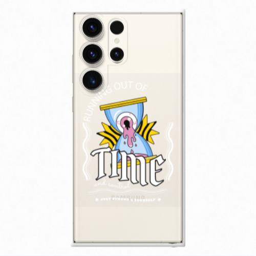 Samsung S25 Ultra Running out of time Transparent Silicone TPU Θήκη