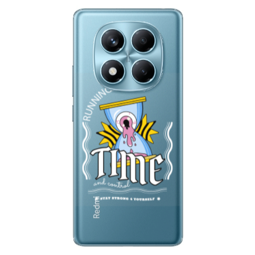 Xiaomi Redmi Note 14 Pro Running out of time Transparent Silicone TPU Θήκη
