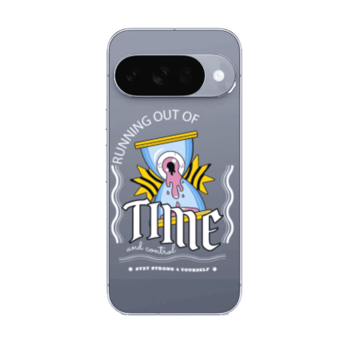 Google Pixel 10 Running out of time Transparent Silicone TPU Θήκη
