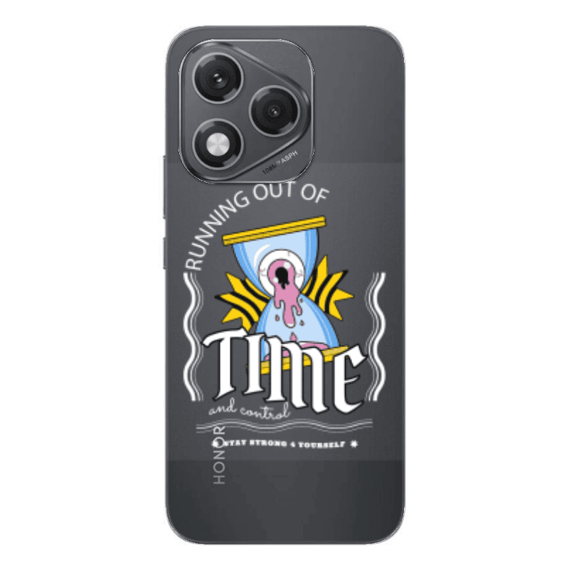 Honor 400 Lite Running out of time Transparent Silicone TPU Θήκη