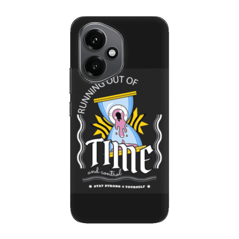 Honor Magic 400 Running out of time Black Colored Silicone TPU Θήκη