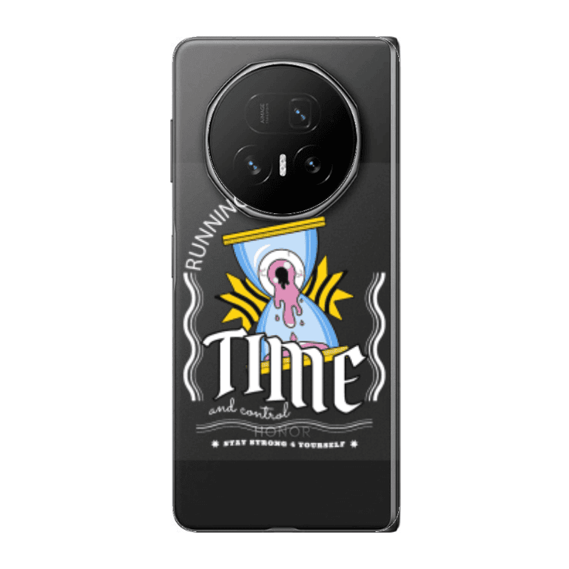 Honor Magic V5 Running out of time Transparent Silicone TPU Θήκη