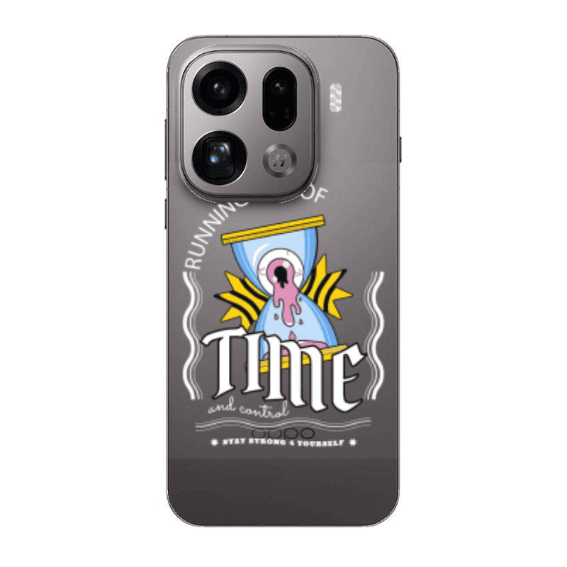 Oppo Find X9 Pro Running out of time Transparent Silicone TPU Θήκη