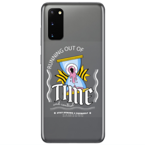 Samsung S20 Running out of time Transparent Silicone TPU Θήκη