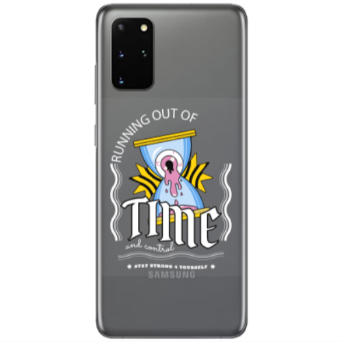 Samsung S20 Plus Running out of time Transparent Silicone TPU Θήκη