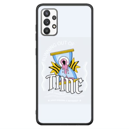 Samsung A13 4G Running out of time Black Glossy Θήκη