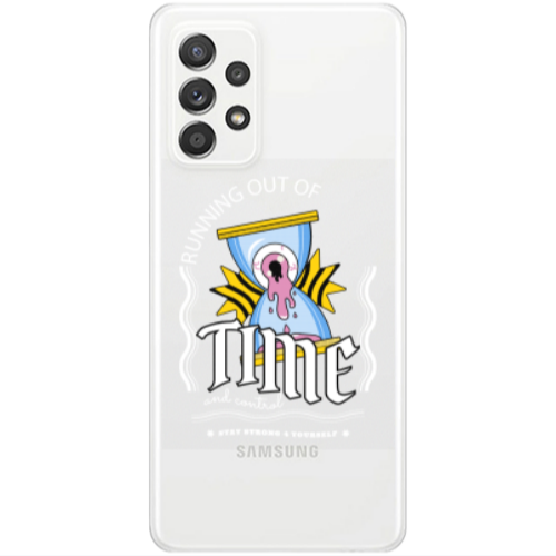 Samsung A53 Running out of time Transparent Silicone TPU Θήκη