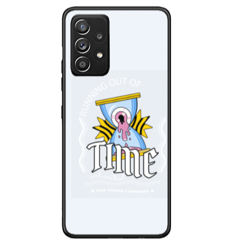 Samsung A53 Running out of time Black Glossy Θήκη