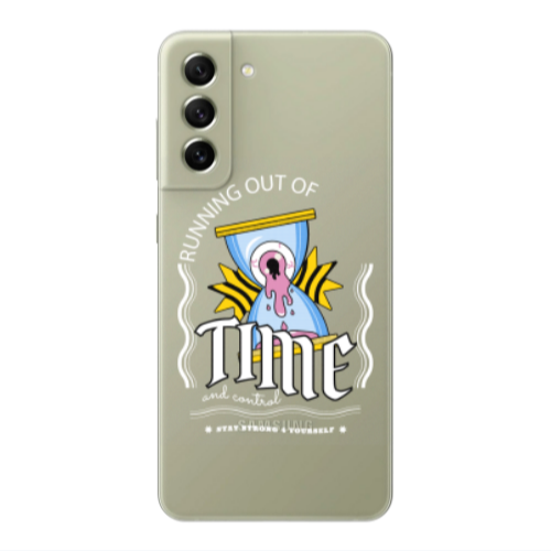 Samsung S22 Running out of time Transparent Silicone TPU Θήκη