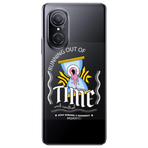 Huawei Nova 9 SE Running out of time Transparent Silicone TPU Θήκη