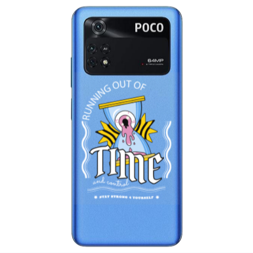 Xiaomi Poco M4 Pro 4G Running out of time Transparent Silicone TPU Θήκη