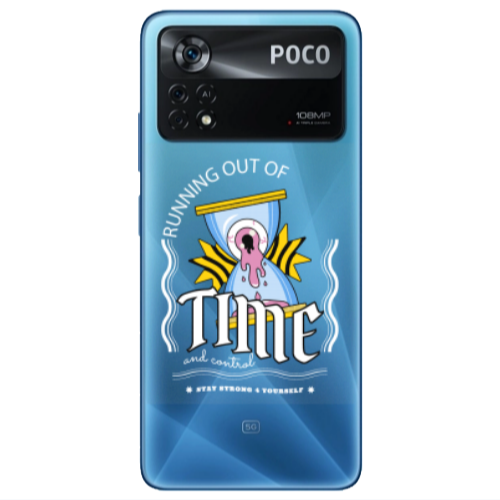 Xiaomi Poco X4 Pro Running out of time Transparent Silicone TPU Θήκη