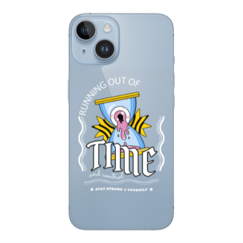 Apple iPhone 14 Plus Running out of time Transparent Silicone TPU Θήκη