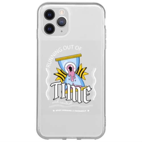 Apple iPhone 13 Pro Running out of time Transparent Silicone TPU Θήκη